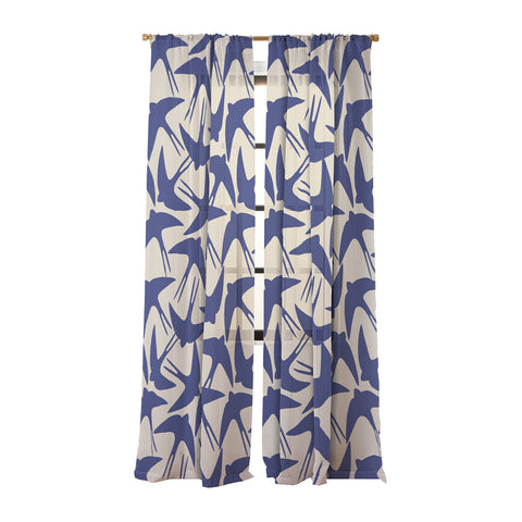 Menina Lisboa Spring Swallows Sheer Non Repeat