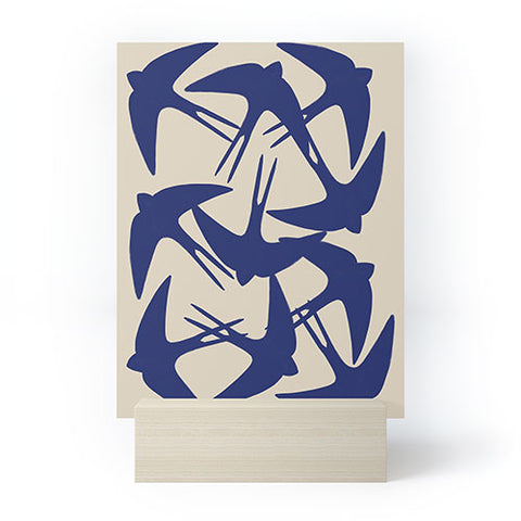 Menina Lisboa Spring Swallows Mini Art Print