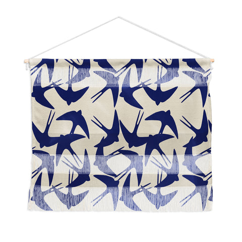 Menina Lisboa Spring Swallows Wall Hanging Landscape