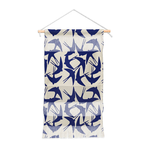 Menina Lisboa Spring Swallows Wall Hanging Portrait