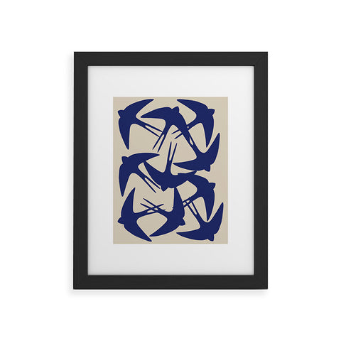 Menina Lisboa Spring Swallows Framed Art Print