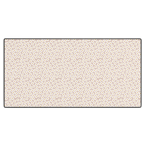 Menina Lisboa Spring White Daisies Desk Mat
