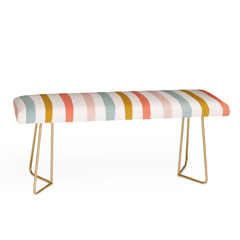 Menina Lisboa Summer Colorful Stripes Bench