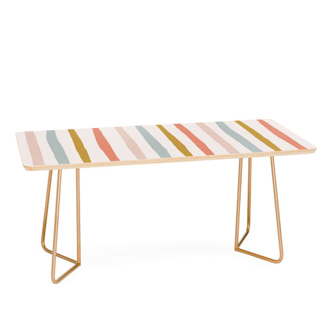 Menina Lisboa Summer Colorful Stripes Coffee Table