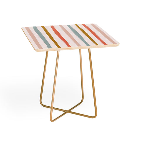 Menina Lisboa Summer Colorful Stripes Side Table