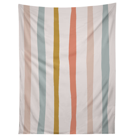 Menina Lisboa Summer Colorful Stripes Tapestry
