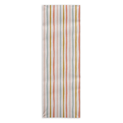 Menina Lisboa Summer Colorful Stripes Yoga Towel