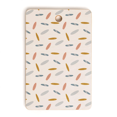 Menina Lisboa Summer Cool Surfboards Cutting Board Rectangle