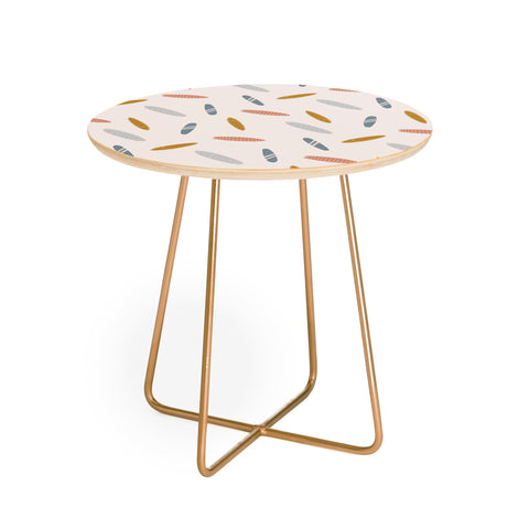 Menina Lisboa Summer Cool Surfboards Round Side Table