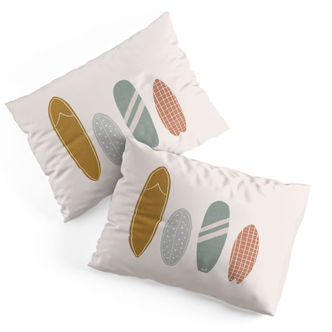 Menina Lisboa Summer Cool Surfboards Pillow Shams