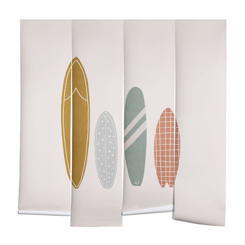 Menina Lisboa Summer Cool Surfboards Wall Mural