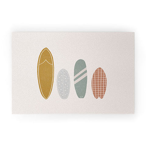 Menina Lisboa Summer Cool Surfboards Welcome Mat