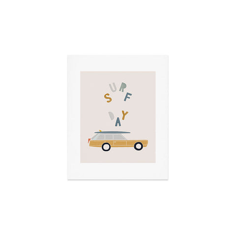 Menina Lisboa Summer Surf Day Art Print
