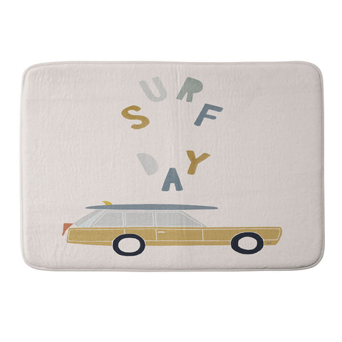 Menina Lisboa Summer Surf Day Memory Foam Bath Mat