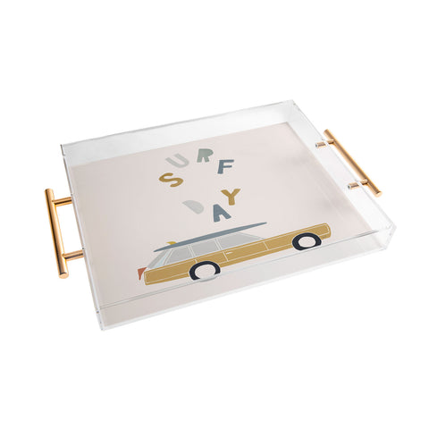 Menina Lisboa Summer Surf Day Acrylic Tray