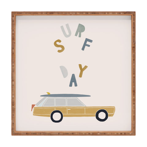 Menina Lisboa Summer Surf Day Square Tray