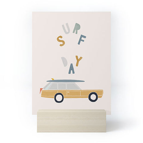Menina Lisboa Summer Surf Day Mini Art Print
