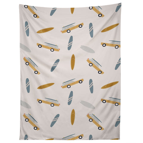 Menina Lisboa Summer Surf Day Tapestry