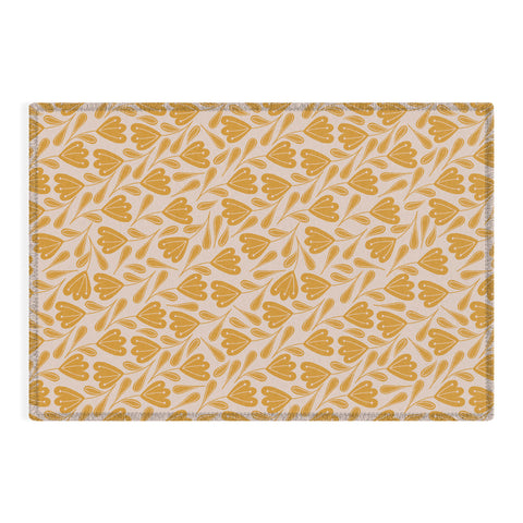 Menina Lisboa Sweet Yellow Flowers Outdoor Rug