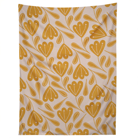 Menina Lisboa Sweet Yellow Flowers Tapestry