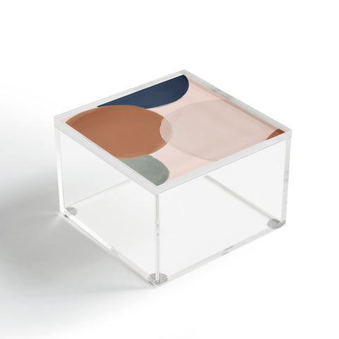 Menina Lisboa Terracotta Modern Abstract Acrylic Box