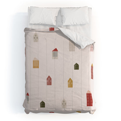 Menina Lisboa Tiny Scandinavian Houses Comforter