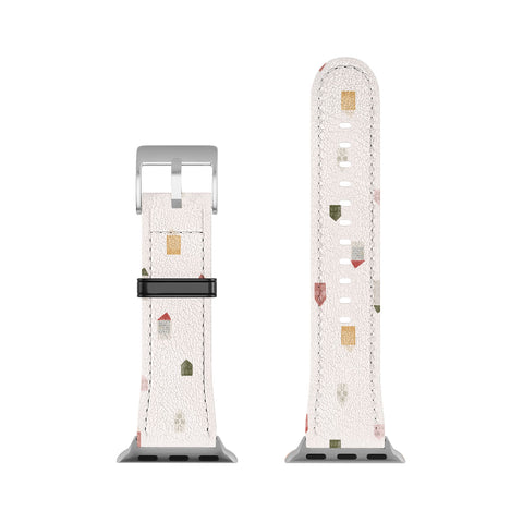 Menina Lisboa Tiny Scandinavian Houses Apple Watch Band