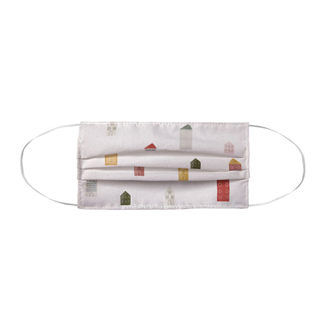 Menina Lisboa Tiny Scandinavian Houses Face Mask