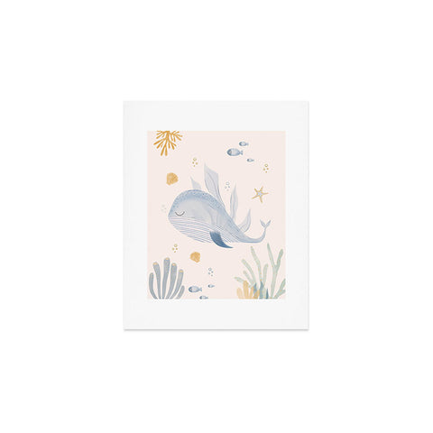 Menina Lisboa Under the Deep Sea Art Print