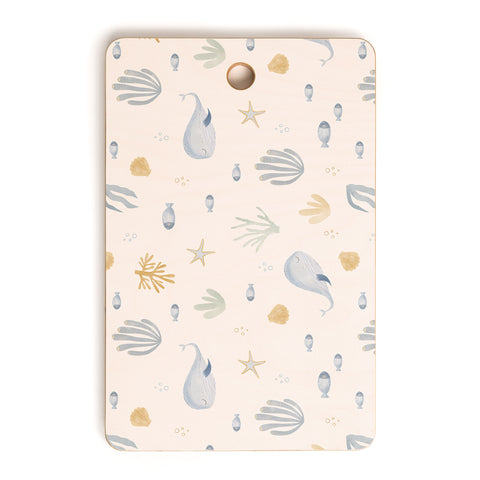 Menina Lisboa Under the Deep Sea Cutting Board Rectangle