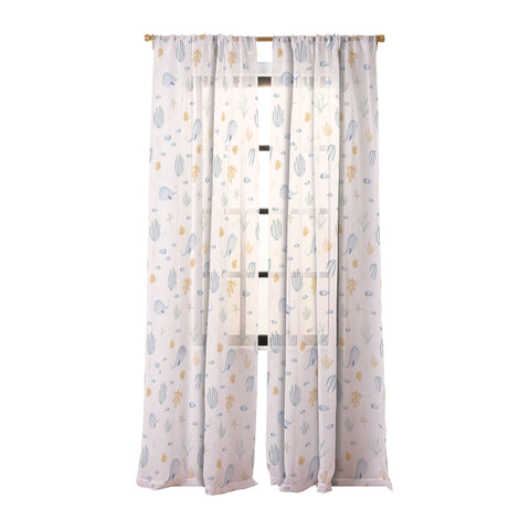 Menina Lisboa Under the Deep Sea Sheer Window Curtain