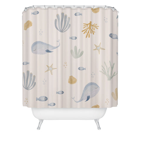 Menina Lisboa Under the Deep Sea Shower Curtain