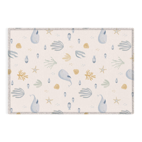 Menina Lisboa Under the Deep Sea Outdoor Rug