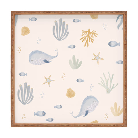 Menina Lisboa Under the Deep Sea Square Tray