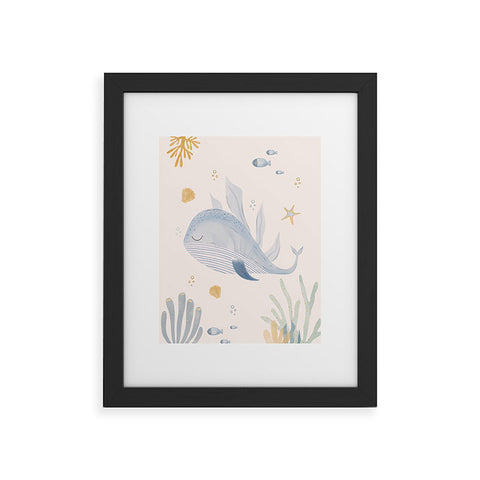 Menina Lisboa Under the Deep Sea Framed Art Print