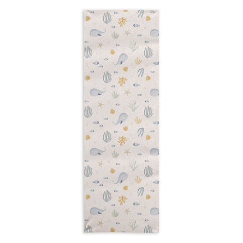 Menina Lisboa Under the Deep Sea Yoga Towel