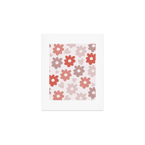 Menina Lisboa Valentines Flowers Art Print