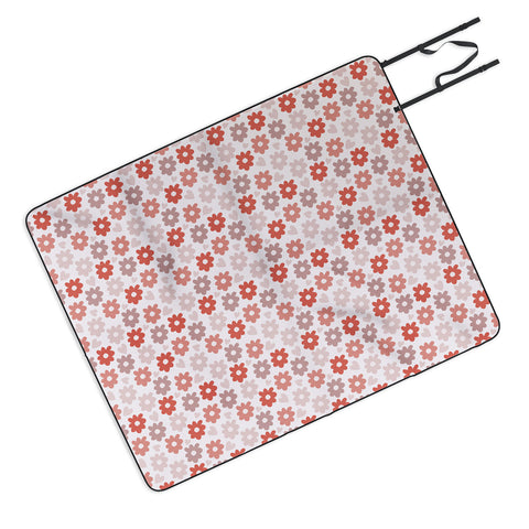 Menina Lisboa Valentines Flowers Picnic Blanket