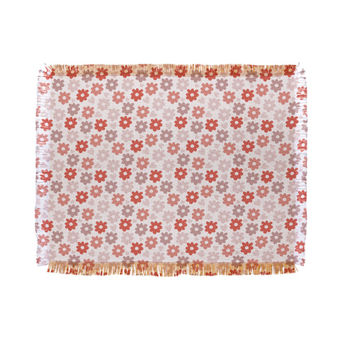 Menina Lisboa Valentines Flowers Throw Blanket