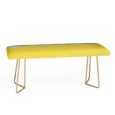 Menina Lisboa Watercolour Stripes Mustard Bench
