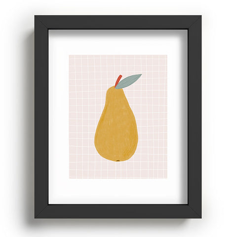 Menina Lisboa Yellow Pear Recessed Framing Rectangle