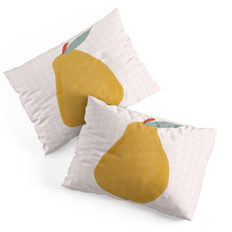 Menina Lisboa Yellow Pear Pillow Shams