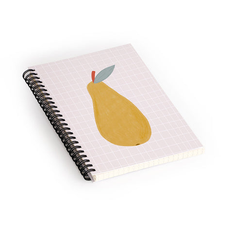 Menina Lisboa Yellow Pear Spiral Notebook