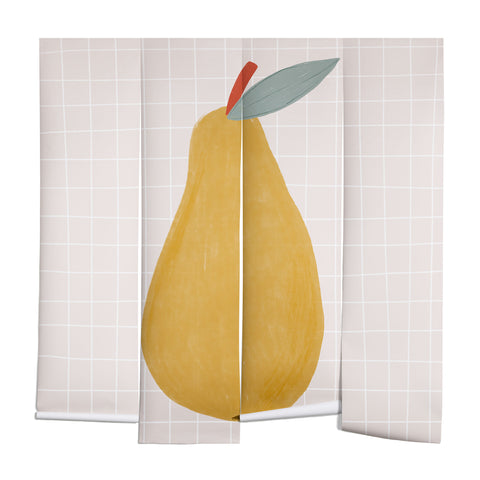 Menina Lisboa Yellow Pear Wall Mural