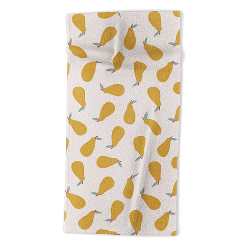 Menina Lisboa Yellow Pear Beach Towel