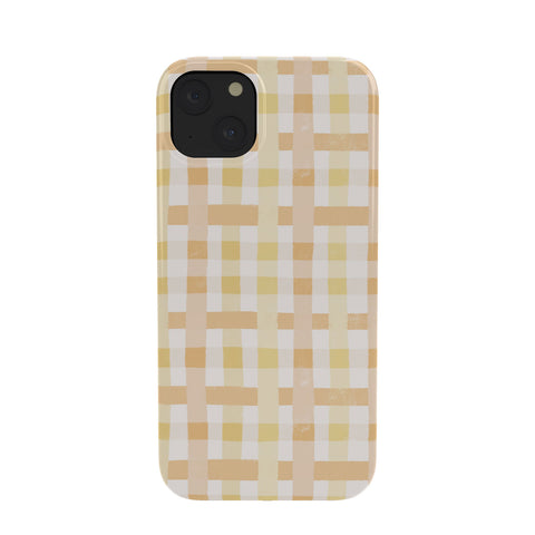 Menina Lisboa Yellow Pink Gingham Phone Case