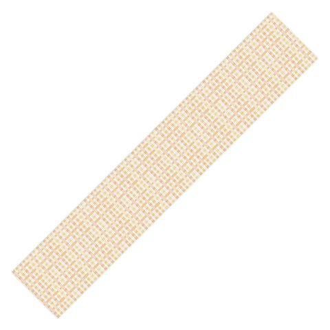 Menina Lisboa Yellow Pink Gingham Table Runner