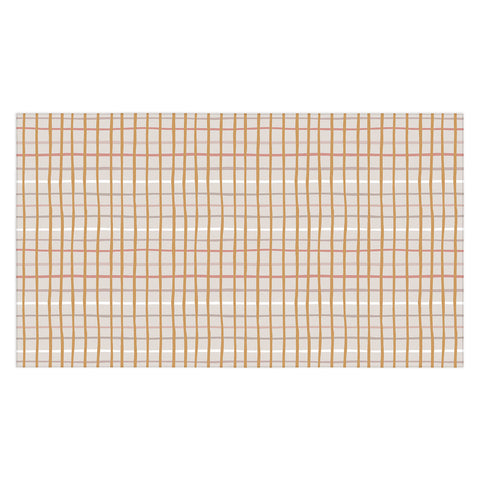 Menina Lisboa Yellow Pink Stripes Tablecloth