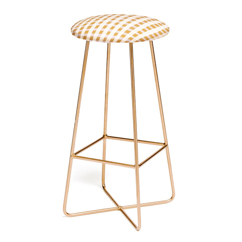Menina Lisboa Yellow Pink Vichy Bar Stool