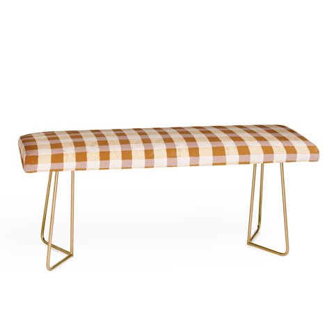 Menina Lisboa Yellow Pink Vichy Bench
